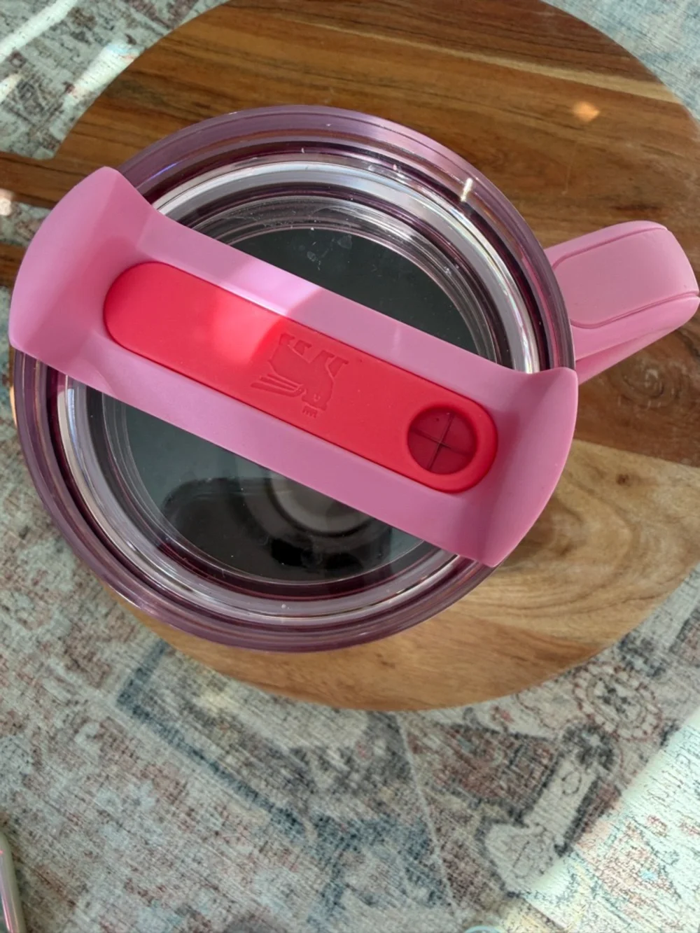 Stanley Pink Insulated Travel Mug with Handle - Picture 11 of 15